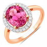 Statement Oval Cut Diamond Accent Ring