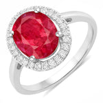 Statement Oval Cut Diamond Accent Ring