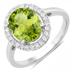 Statement Oval Cut Diamond Accent Ring