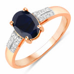 Radiant Oval Cut Diamond Accent Ring