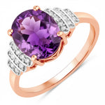 Spencer Oval with Diamond Accents Ring