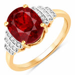 Spencer Oval with Diamond Accents Ring