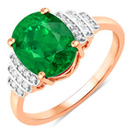 Spencer Oval with Diamond Accents Ring