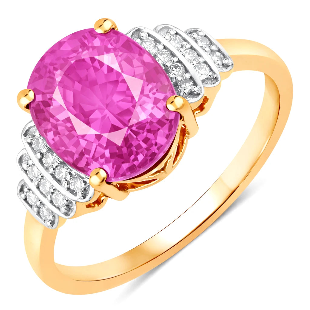 Spencer Oval with Diamond Accents Ring