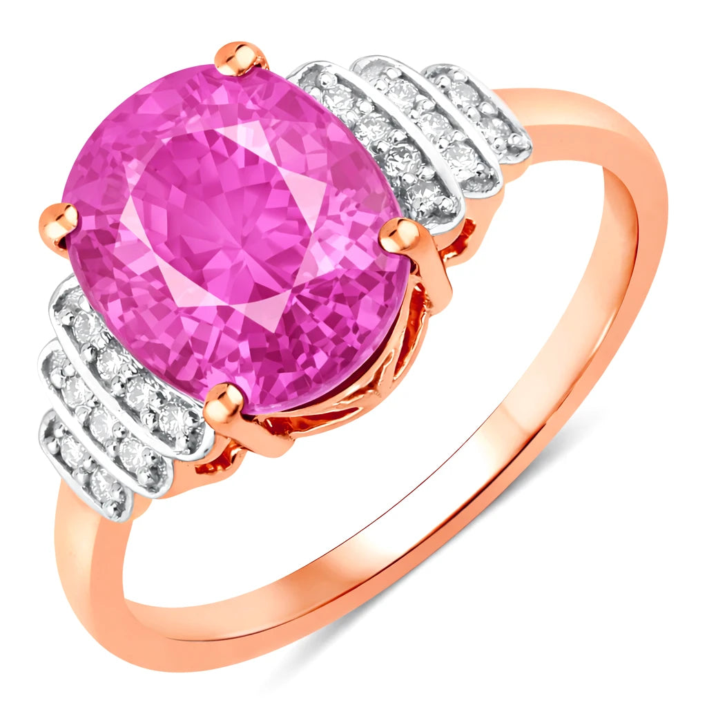 Spencer Oval with Diamond Accents Ring