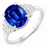 Spencer Oval with Diamond Accents Ring
