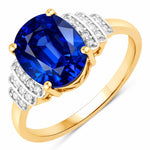 Spencer Oval with Diamond Accents Ring