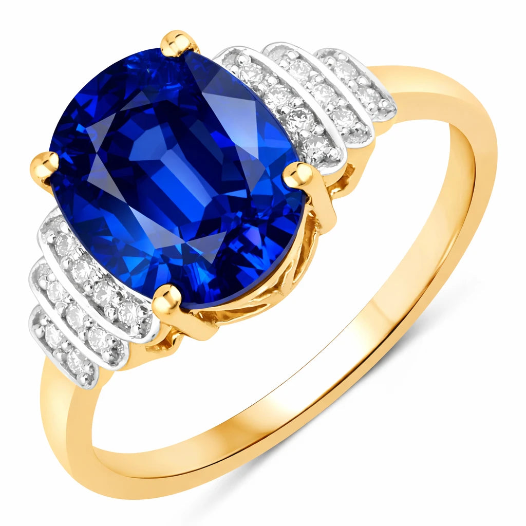 Spencer Oval with Diamond Accents Ring