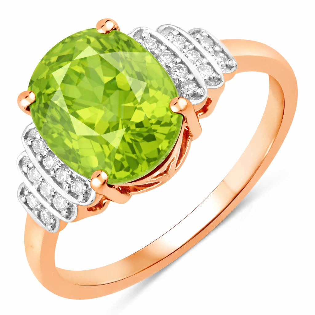 Spencer Oval with Diamond Accents Ring