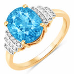 Spencer Oval with Diamond Accents Ring