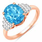 Spencer Oval with Diamond Accents Ring