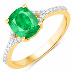 Cordelia Cushion with Diamond Pavé Ring