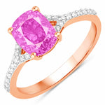 Cordelia Cushion with Diamond Pavé Ring
