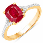 Cordelia Cushion with Diamond Pavé Ring