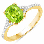 Cordelia Cushion with Diamond Pavé Ring