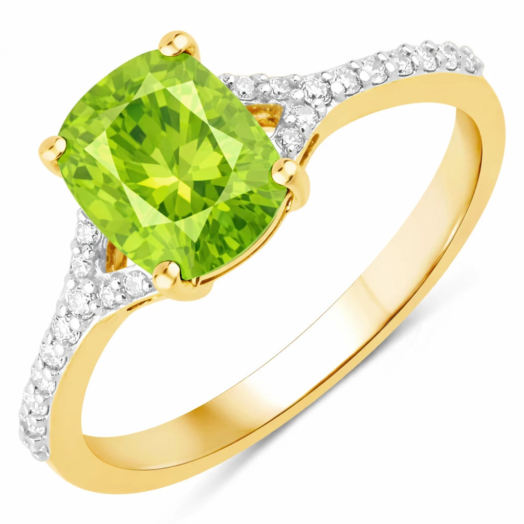 Cordelia Cushion with Diamond Pavé Ring