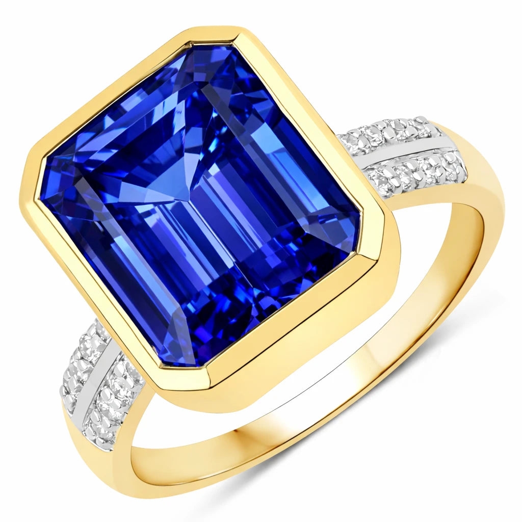 Statement Emerald Cut Diamond Accent Ring