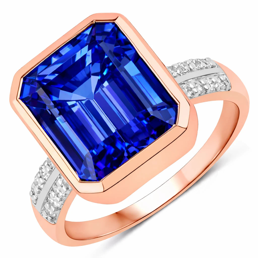 Statement Emerald Cut Diamond Accent Ring