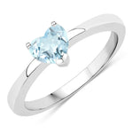 Heart Shaped Solitaire Ring