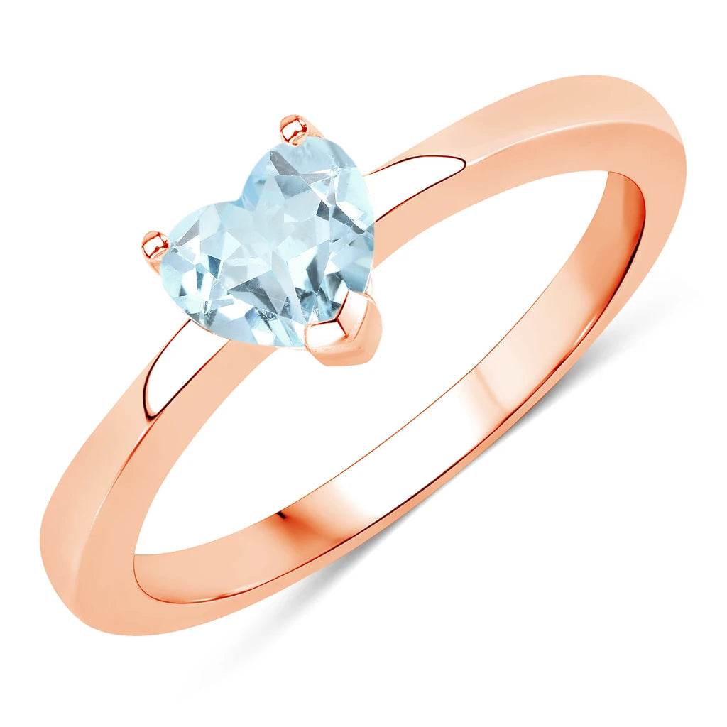 Heart Shaped Solitaire Ring
