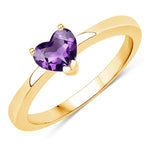 Heart Shaped Solitaire Ring