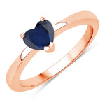 Heart Shaped Solitaire Ring