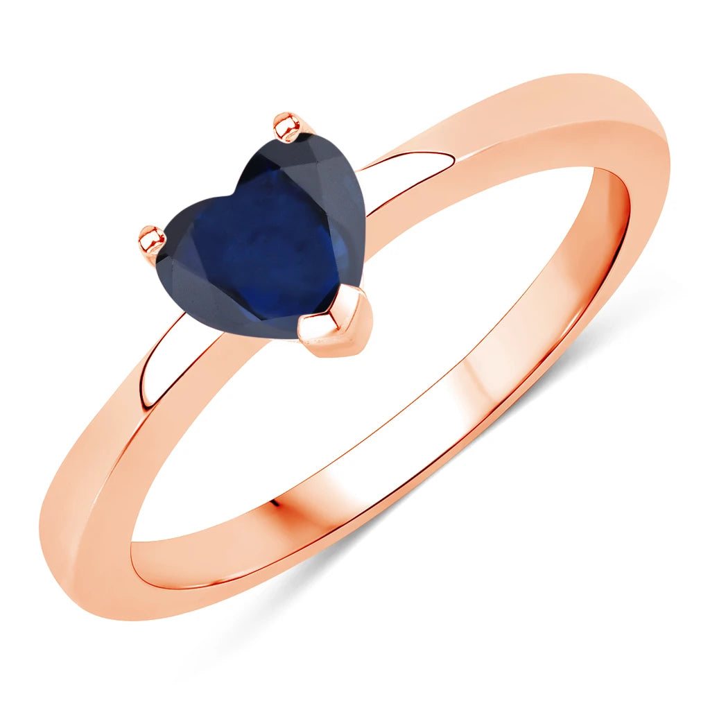 Heart Shaped Solitaire Ring