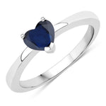 Heart Shaped Solitaire Ring