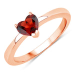 Heart Shaped Solitaire Ring