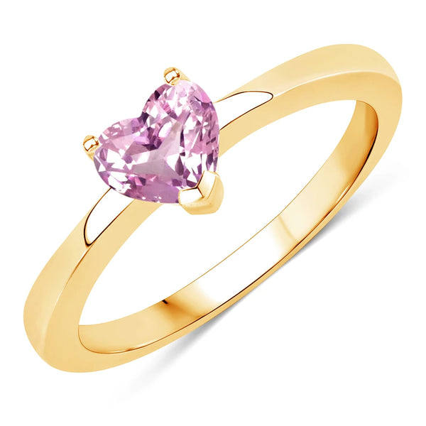 Heart Shaped Solitaire Ring