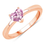 Heart Shaped Solitaire Ring