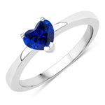 Heart Shaped Solitaire Ring