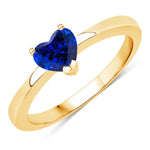 Heart Shaped Solitaire Ring