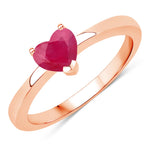 Heart Shaped Solitaire Ring
