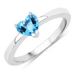 Heart Shaped Solitaire Ring