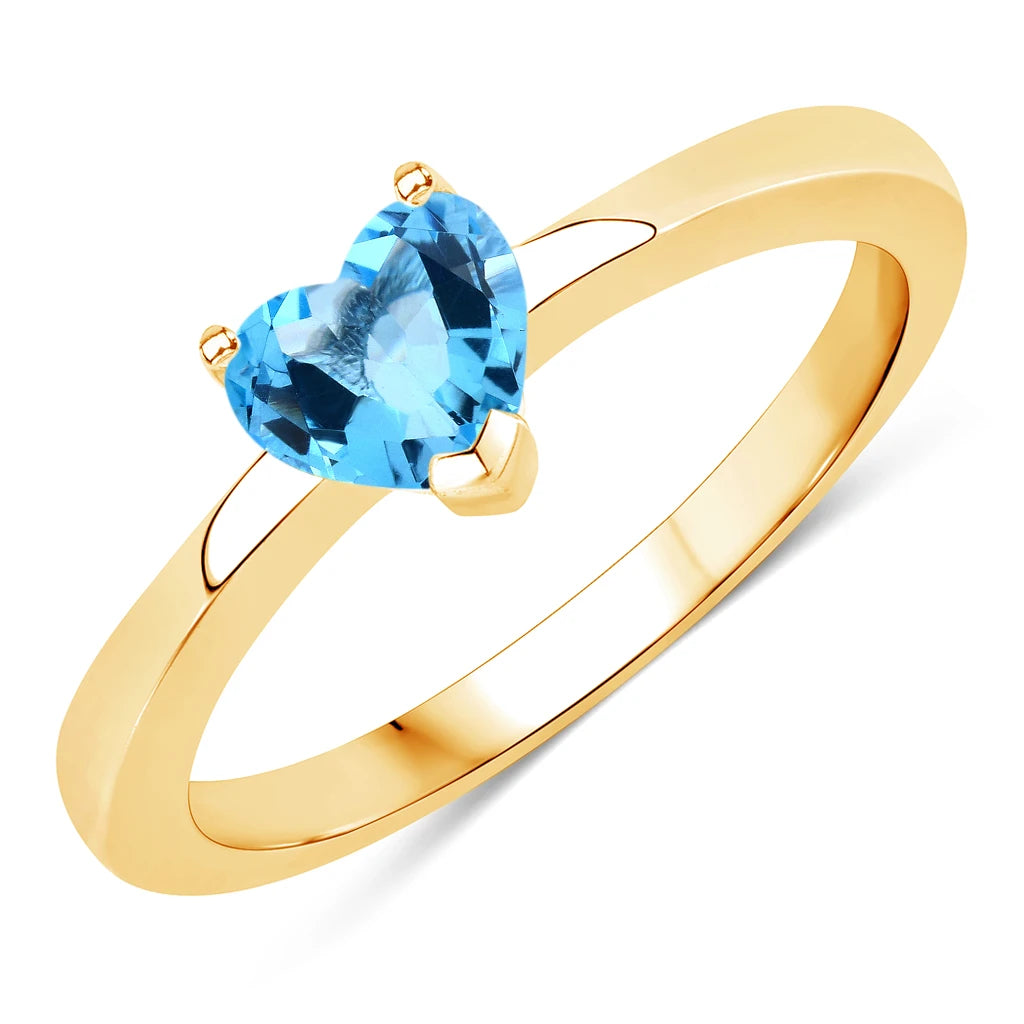 Heart Shaped Solitaire Ring