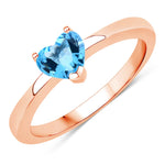 Heart Shaped Solitaire Ring