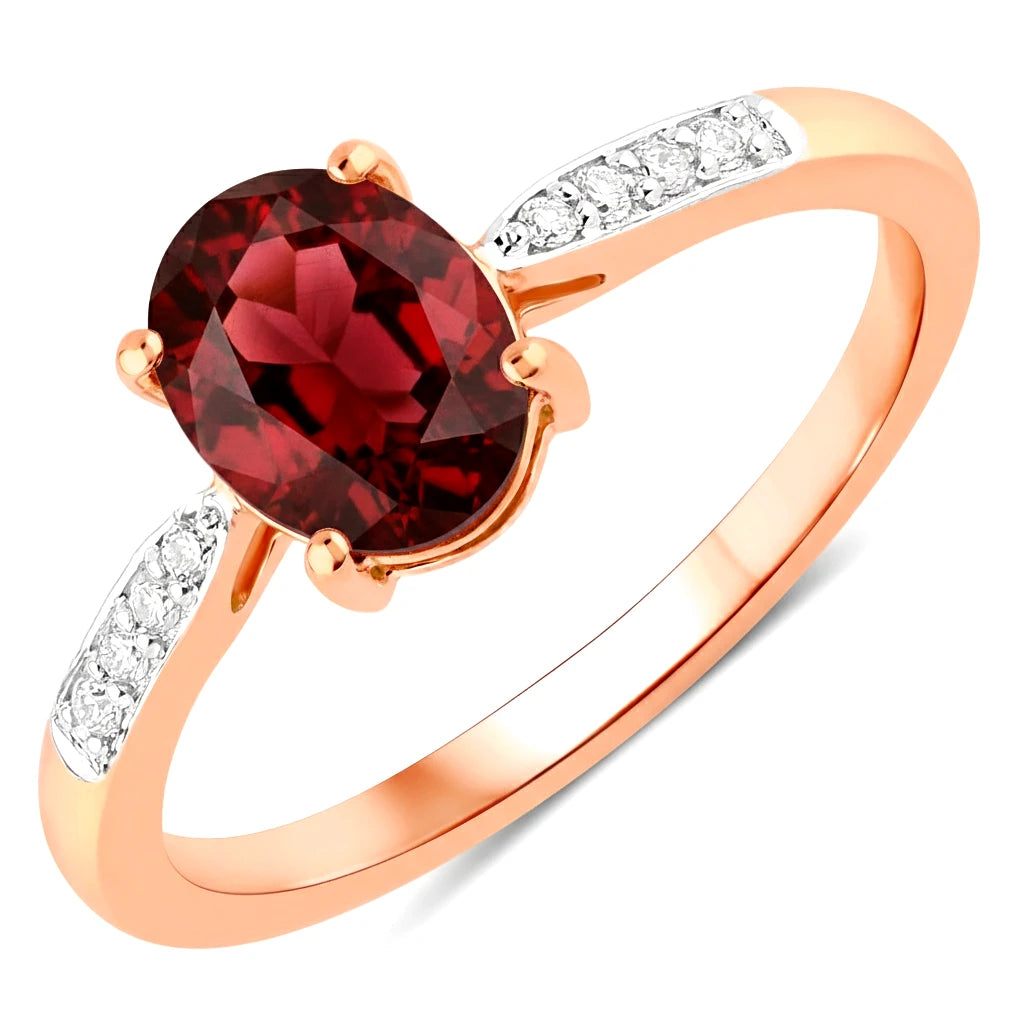 Timeless Modern Oval Cut Diamond Accent Ring