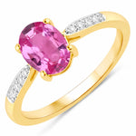 Timeless Modern Oval Cut Diamond Accent Ring