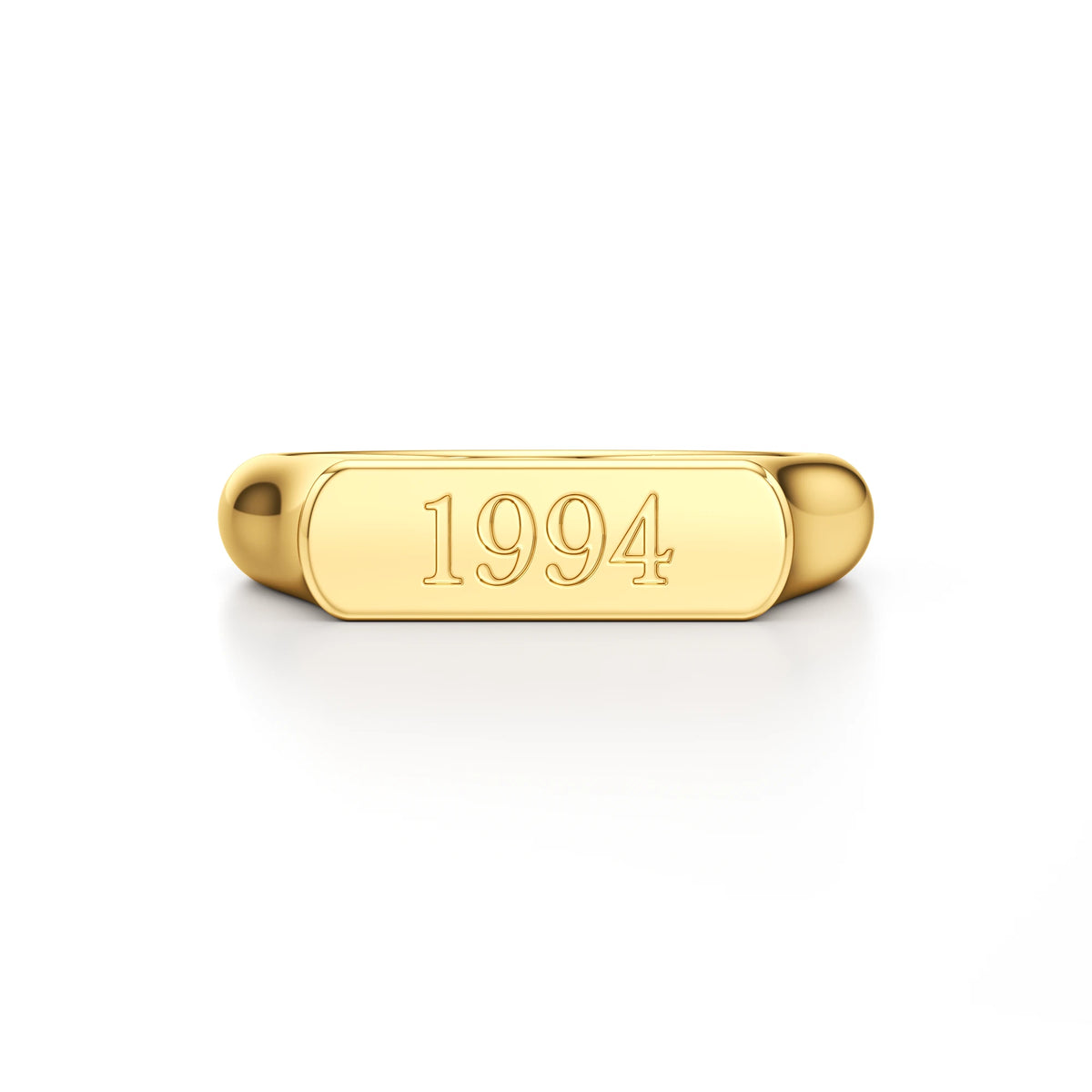 Dainty Year Signet Ring