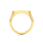 Dainty Year Signet Ring