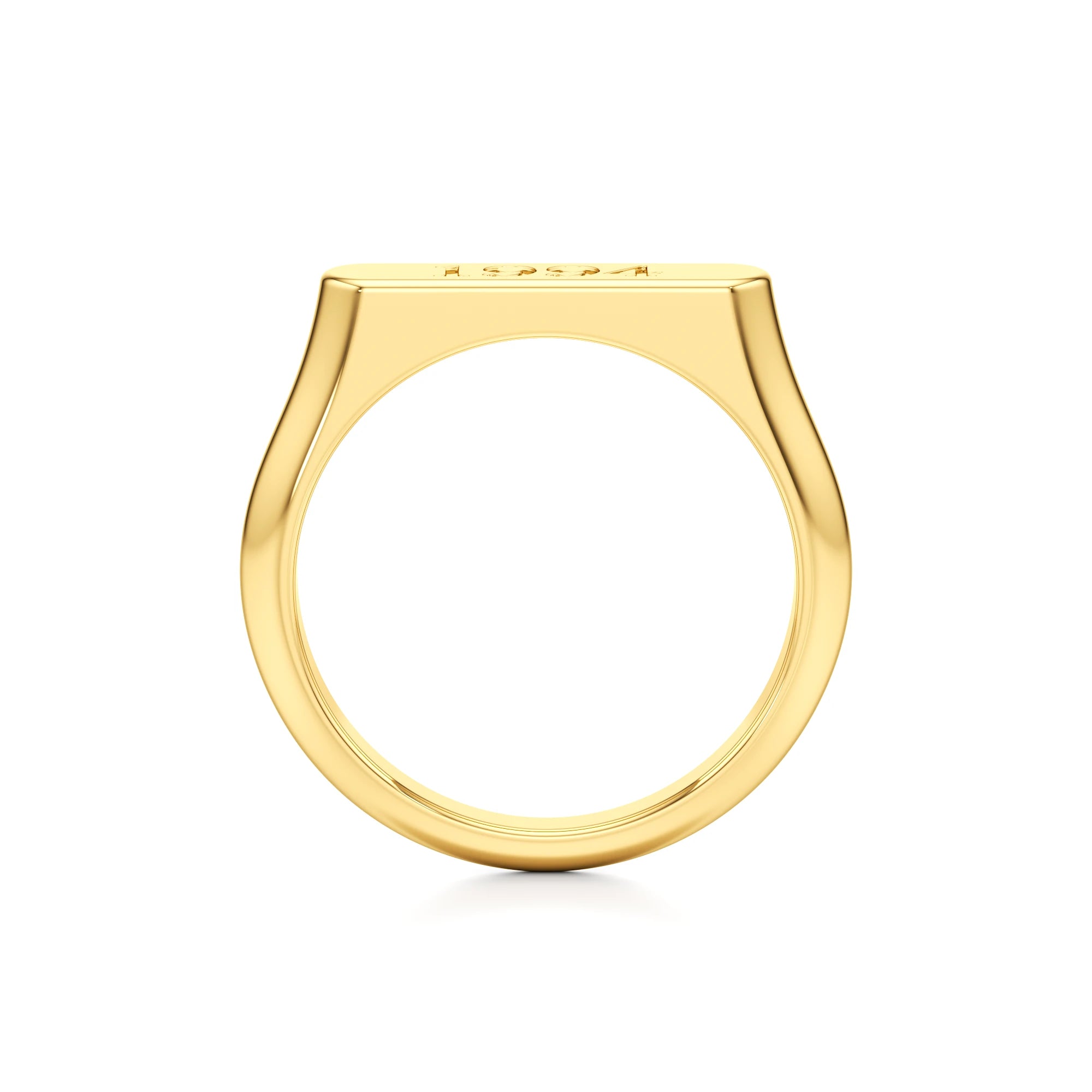 Dainty Year Signet Ring