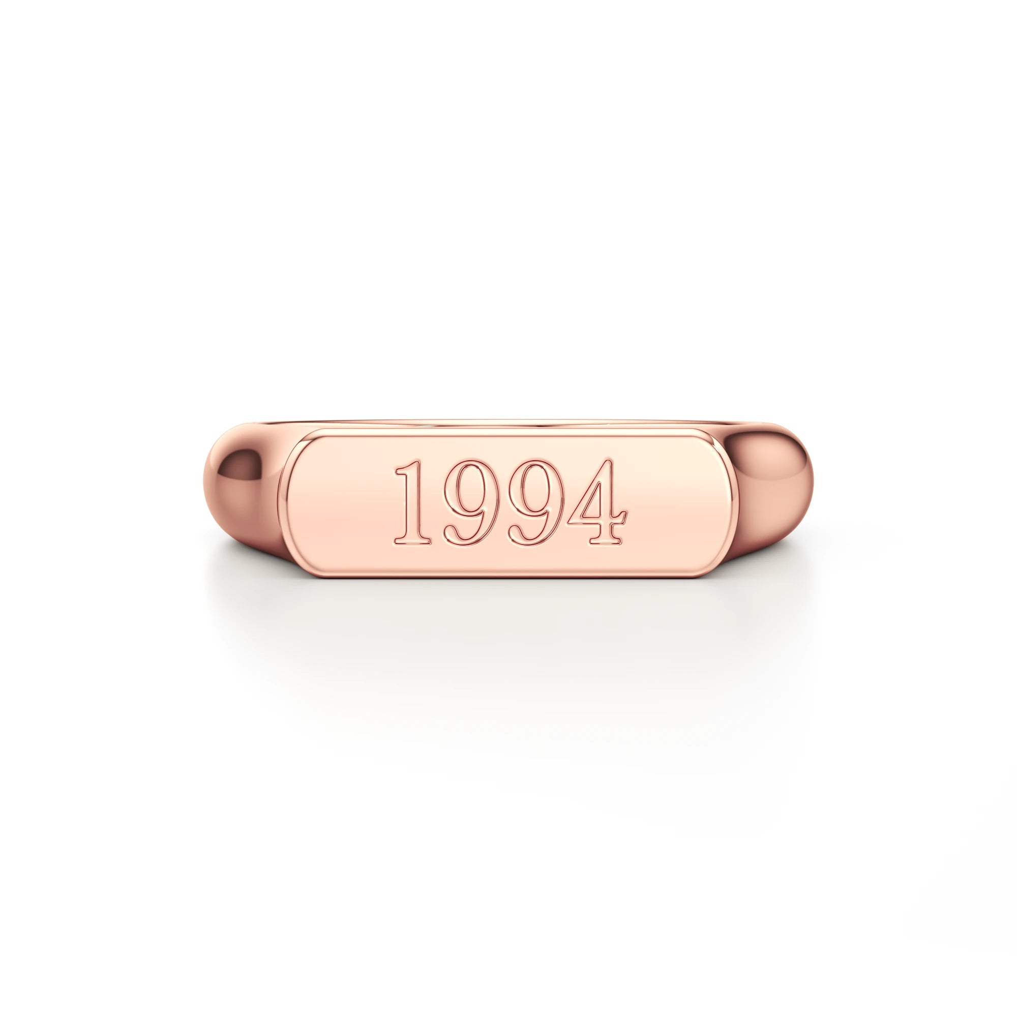 Dainty Year Signet Ring