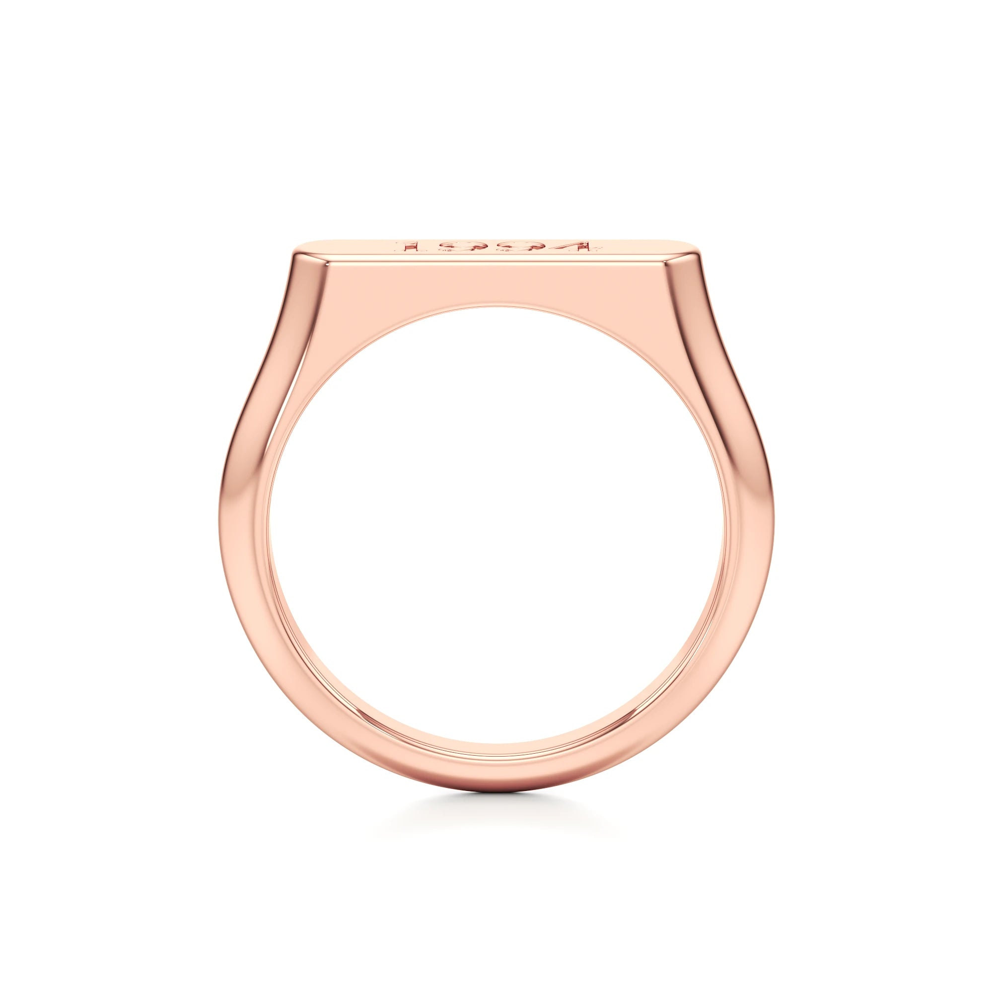 Dainty Year Signet Ring