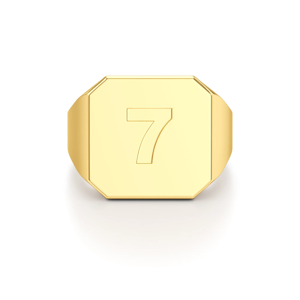 Lucky Number Signet Ring