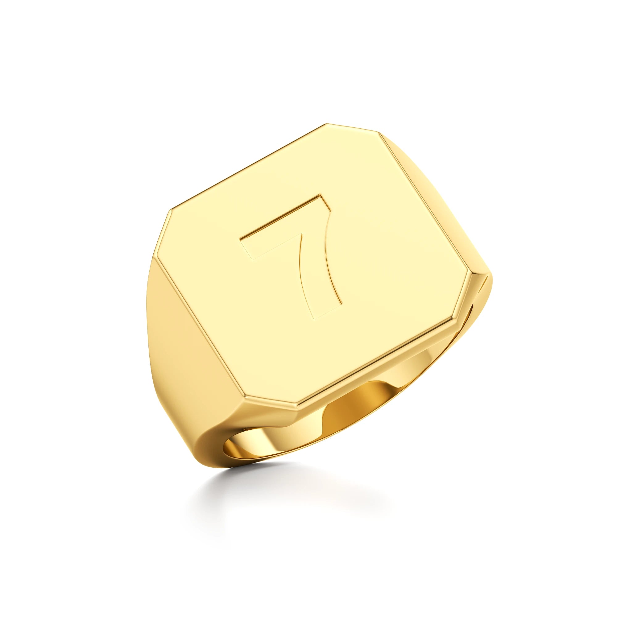 Lucky Number Signet Ring