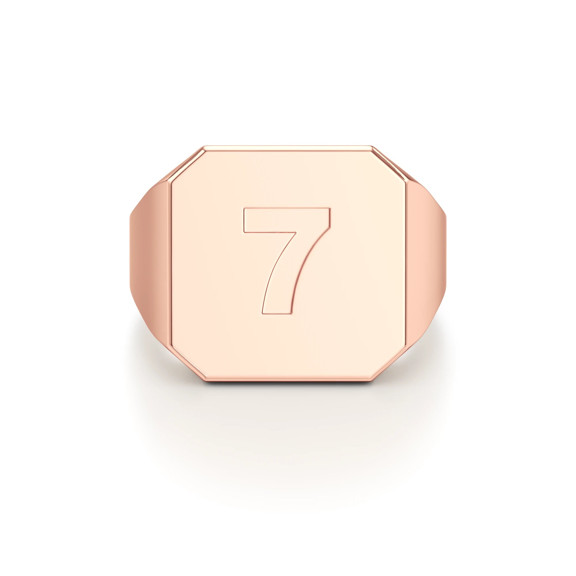 Lucky Number Signet Ring