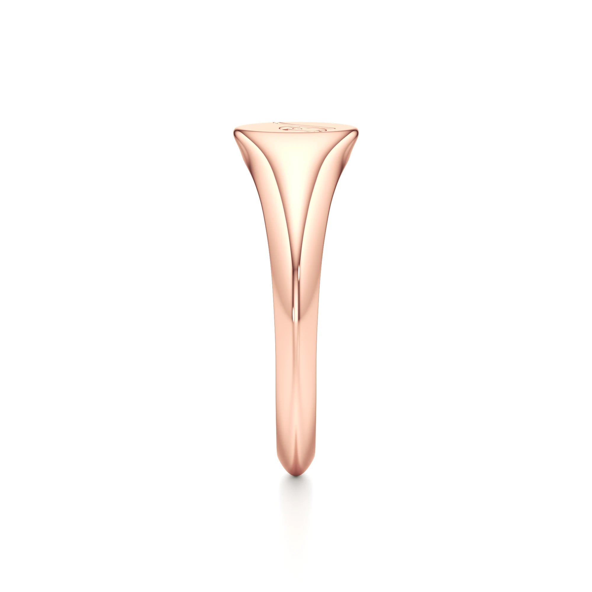Dainty Letter Signet Ring