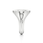 Initial Signet Ring with Diamond Accents